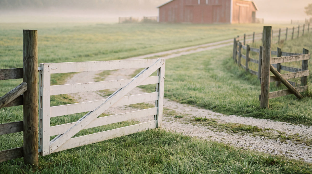 How to Build a Wooden Farm Gate That Won't Sag
