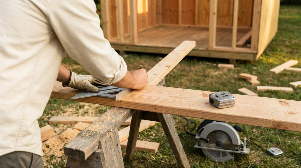 How to Measure and Cut Lumber Accurately: A First-Build Guide