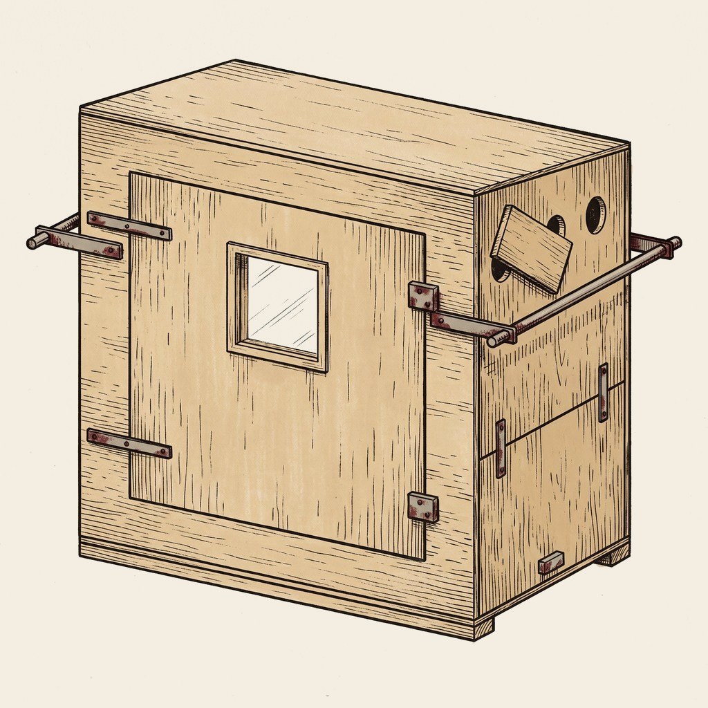 Calf Warming Box build plan illustration