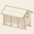 Cattle Feeder build plan illustration