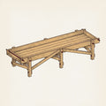 Cattle Grain Bunk build plan illustration