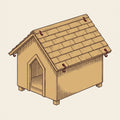 Dog Houses — Three Designs build plan illustration
