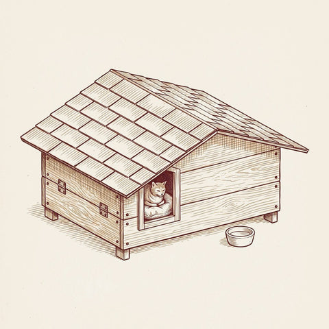 Dog Houses — Three Designs remixed as a designer pet dens