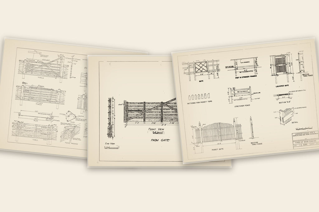 The original USDA sheets in the Gates & Fences bundle