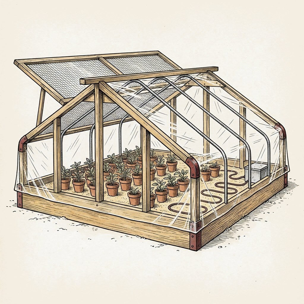 Hotbed & Propagating Frame remixed as a propagation station