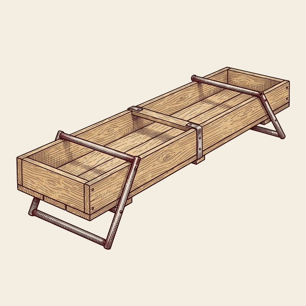 Portable Feed Bunk build plan illustration