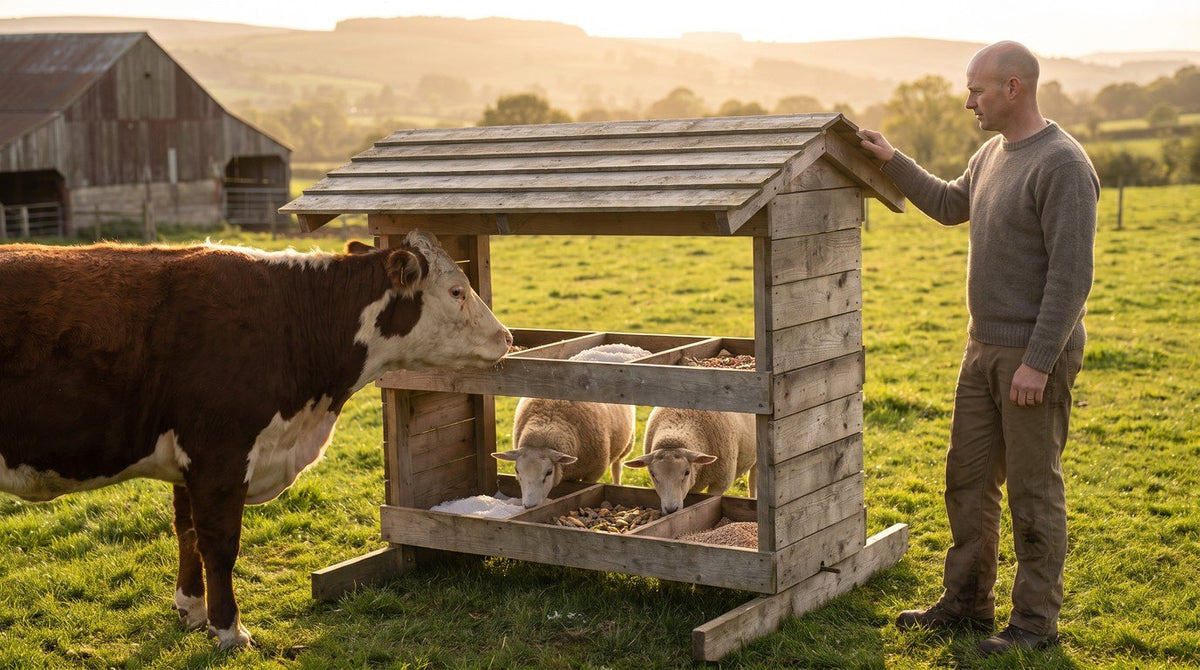 The finished Salt & Mineral Box in use