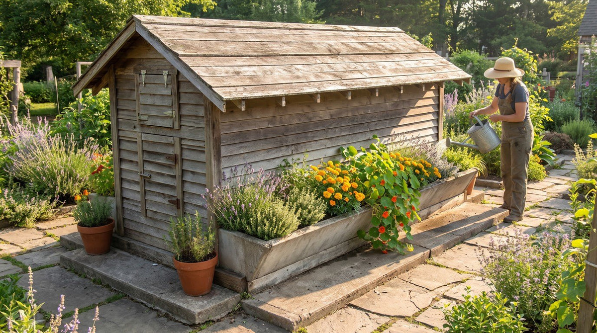 The Tiered Flower & Herb Stand remix in use