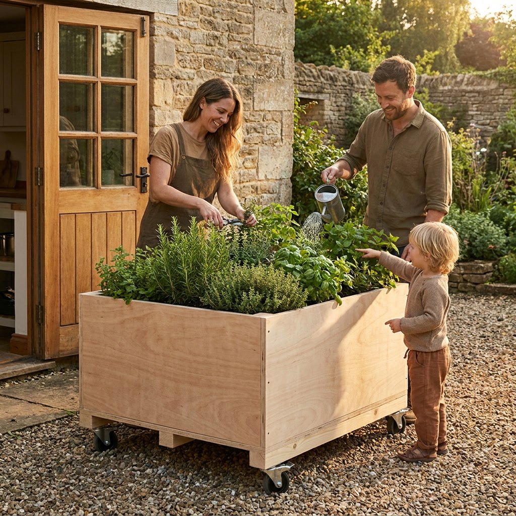 The Rolling Herb Cart remix in use
