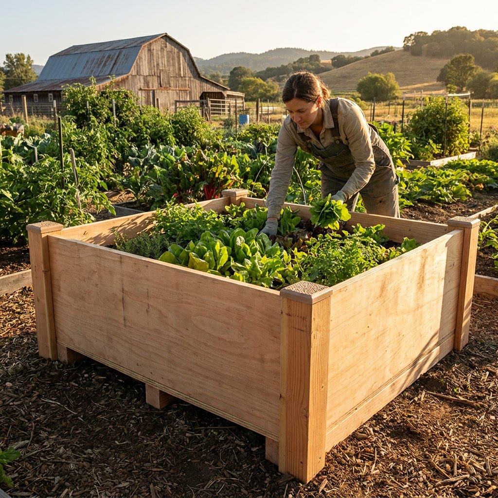 The Raised Garden Bed remix in use