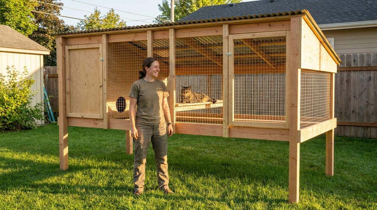 The Backyard Catio remix in use