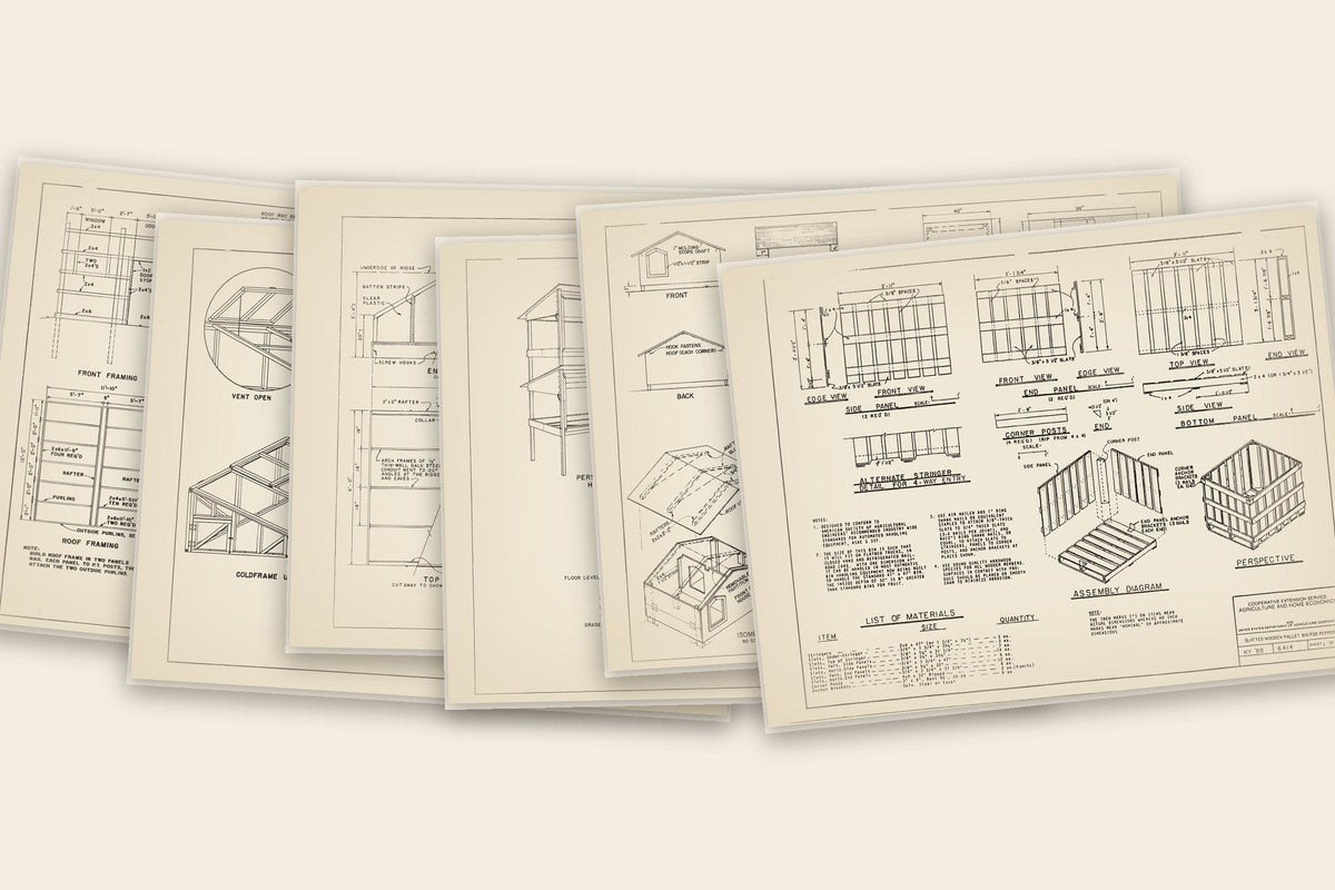 The original USDA sheets in the The Backyard Homestead bundle