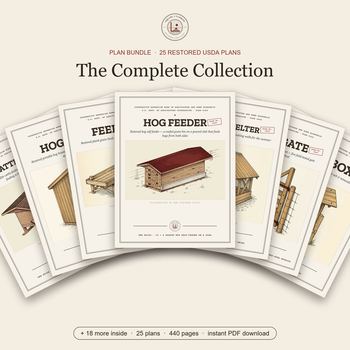 The Complete Collection plan bundle: 25 restored USDA plans