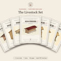 The Livestock Set plan bundle: 11 restored USDA plans